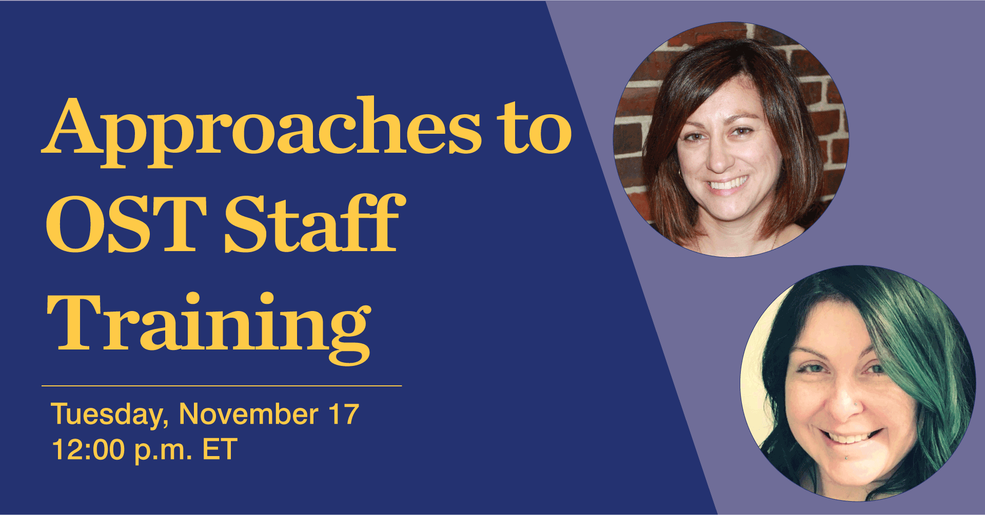 Approaches to OST Staff Training